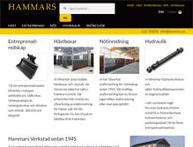 Tablet Screenshot of hammars.se